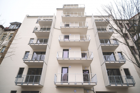 Zentrumsnahe 2-Zimmer-Wohnung mit Balkon und EBK im Neubau, 04315 Leipzig, Etagenwohnung