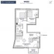Zentrumsnah wohnen: 3-Zimmer-Wohnung mit Terrasse und EBK in zeitgemäßem Neubau - Grundriss WE02