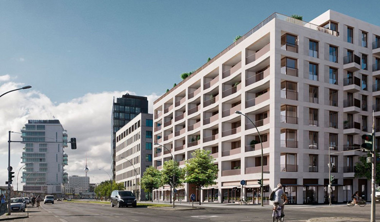 PURE LIVING Luxus wohnen mit EBK + 2 Balkonen direkt an der Eastside Gallery + der Spree + Concierge