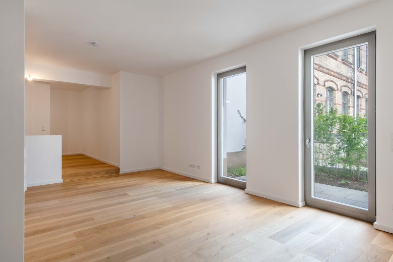 Stilvolles Loft-Apartment mit Gartenbezug in der Berliner Allee